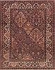 Bakhtiar Red Hand Knotted 92 X 117  Area Rug 100-11799 Thumb 0