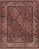 Bakhtiar Red Hand Knotted 92 X 117 Area Rug 100-11799 Thumb 0