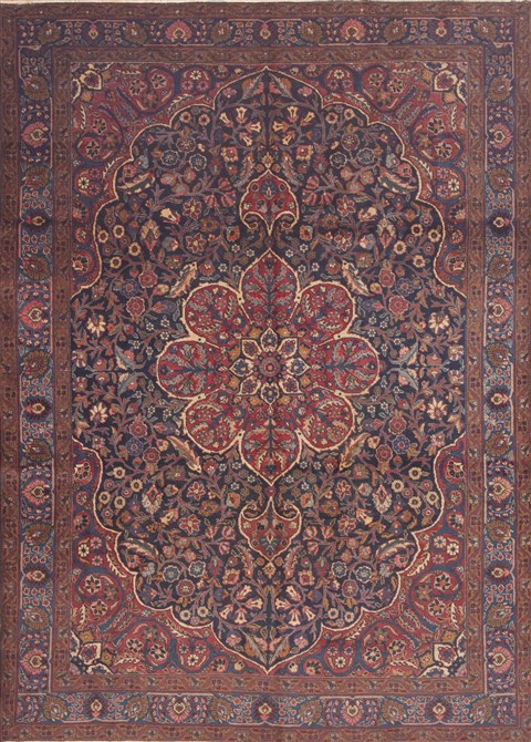 Khoy Blue Hand Knotted 80 X 114 Area Rug 100-11807 Image 0