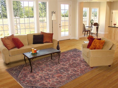 Moshk Abad Red Hand Knotted 67 X 101 Area Rug 100-11808 Image 4
