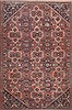 Moshk Abad Red Hand Knotted 67 X 101  Area Rug 100-11808 Thumb 0