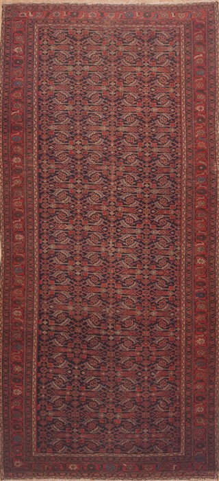 Malayer Red Hand Knotted 511 X 139  Area Rug 100-11812 Image 0