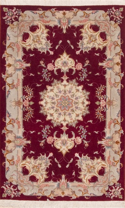 Tabriz Red Hand Knotted 25 X 311 Area Rug 100-11818 Image 0
