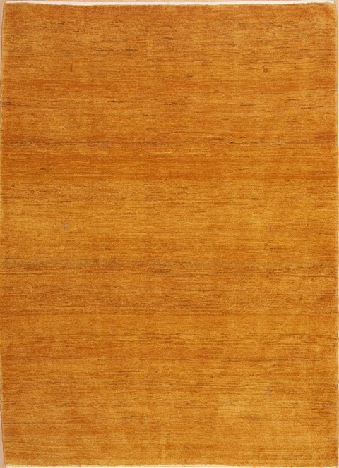 Gabbeh Yellow Hand Knotted 56 X 76  Area Rug 100-11827 Image 0