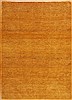 Gabbeh Yellow Hand Knotted 56 X 76  Area Rug 100-11827 Thumb 0
