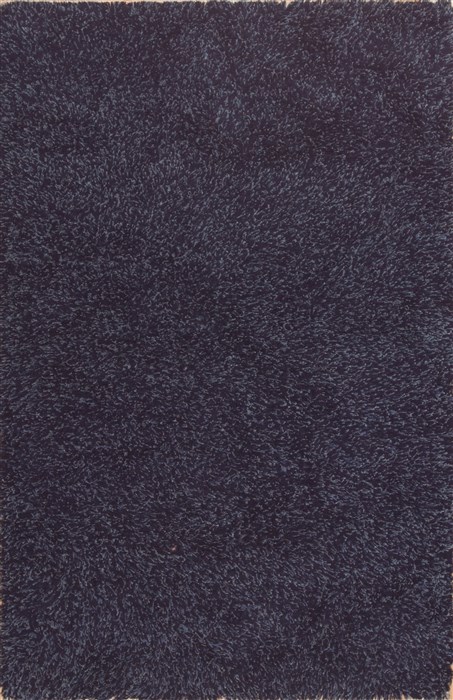Shaggy Blue Hand Knotted 50 X 80 Area Rug 100-11829 Image 0