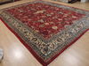 Sarouk Red Hand Knotted 98 X 135 Area Rug 100-11831 Thumb 6