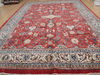 Sarouk Red Hand Knotted 98 X 135 Area Rug 100-11831 Thumb 7