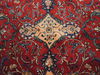 Sarouk Red Hand Knotted 98 X 135  Area Rug 100-11831 Thumb 12