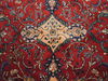 Sarouk Red Hand Knotted 98 X 135 Area Rug 100-11831 Thumb 12