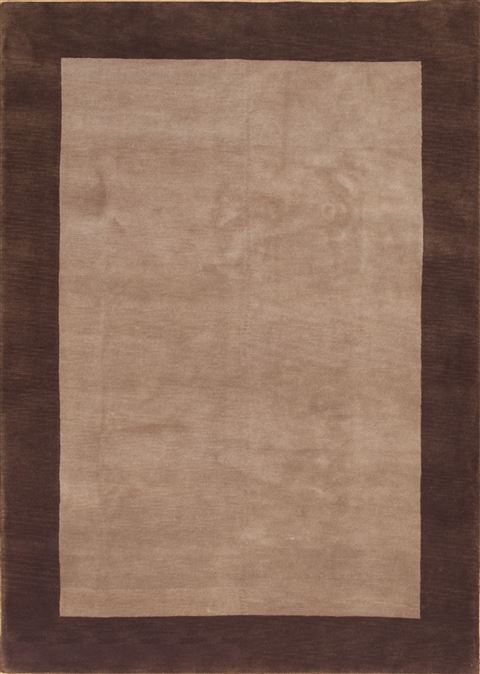 Indo-Nepal Brown Hand Knotted 63 X 96  Area Rug 100-11838 Image 0