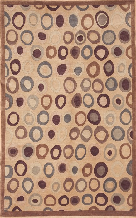 Indo-Tibetan Beige Hand Knotted 50 X 80 Area Rug 100-11841 Image 0