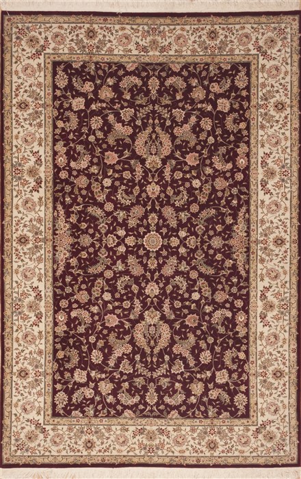 Sino-Persian Red Hand Knotted 60 X 90 Area Rug 100-11846 Image 0