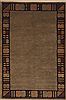 Indo-Nepal Green Hand Knotted 60 X 90 Area Rug 100-11848 Thumb 0