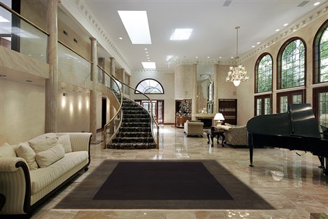 Indo-Tibetan Black Hand Knotted 62 X 89 Area Rug 100-11850 Image 1