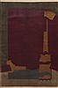 Indo-Nepal Red Hand Knotted 60 X 90 Area Rug 100-11855 Thumb 0