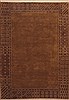 Indo-Nepal Brown Hand Knotted 60 X 90 Area Rug 100-11856 Thumb 0