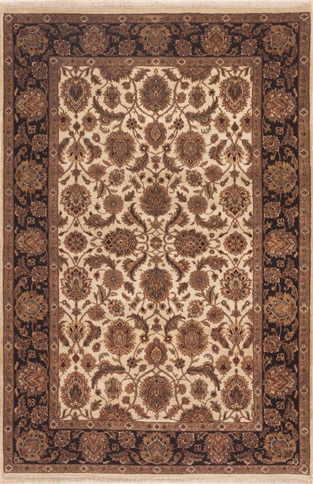 Jaipur Brown Hand Knotted 60 X 90 Area Rug 100-11863 Image 0