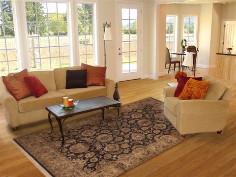 Jaipur Black Hand Knotted 60 X 90 Area Rug 100-11868 Image 4