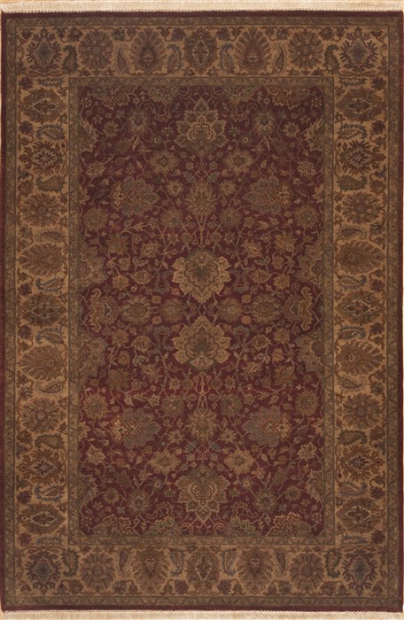 Jaipur Red Hand Knotted 60 X 90 Area Rug 100-11870 Image 0