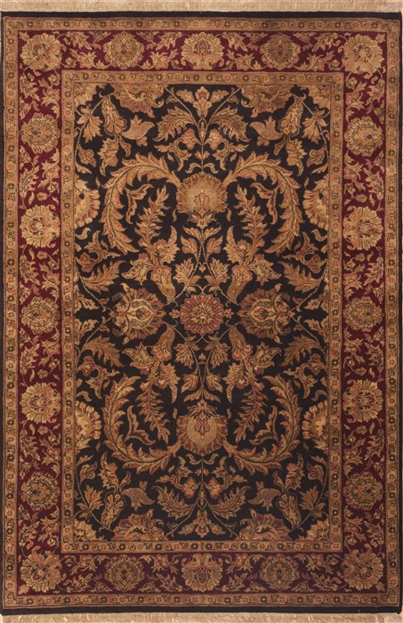 Jaipur Green Hand Knotted 60 X 90 Area Rug 100-11871 Image 0