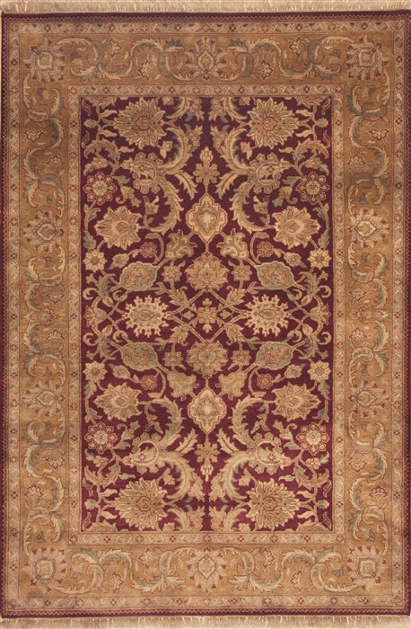 Jaipur Yellow Hand Knotted 60 X 90 Area Rug 100-11872 Image 0