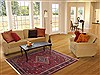Bakhtiar Red Hand Knotted 47 X 71 Area Rug 100-11874 Thumb 5