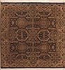 Jaipur Green Square Hand Knotted 50 X 50  Area Rug 100-11877 Thumb 0