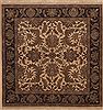 Jaipur Beige Square Hand Knotted 60 X 60  Area Rug 100-11878 Thumb 0