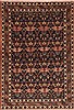 Bakhtiar Red Hand Knotted 43 X 63 Area Rug 100-11879 Thumb 0
