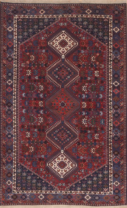 Yalameh Red Hand Knotted 411 X 79 Area Rug 100-11883 Image 0