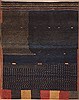 Gabbeh Blue Hand Knotted 50 X 70 Area Rug 100-11887 Thumb 0