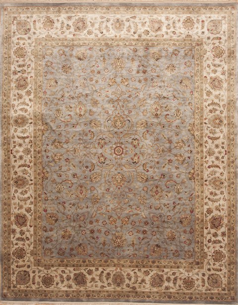 Jaipur Blue Hand Knotted 80 X 100 Area Rug 100-11889 Image 0