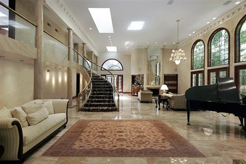 Jaipur Beige Hand Knotted 92 X 123 Area Rug 100-11892 Image 1