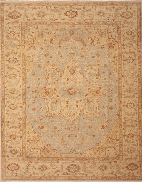 Chobi Yellow Hand Knotted 80 X 100 Area Rug 100-11895 Image 0