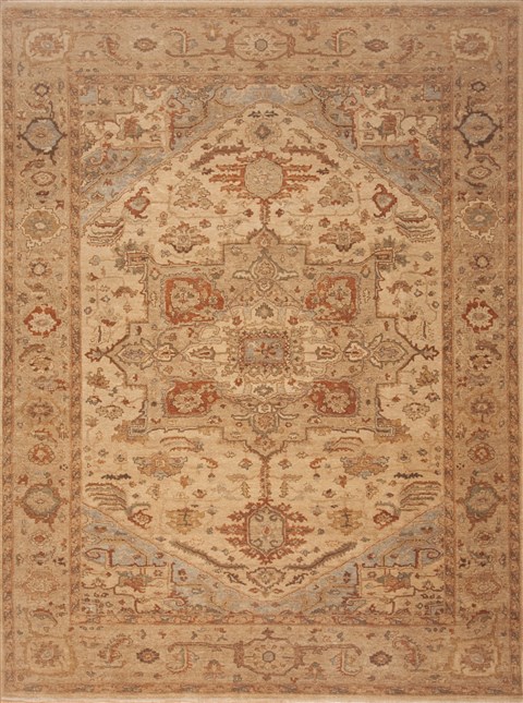 Chobi Yellow Hand Knotted 811 X 120 Area Rug 100-11902 Image 0