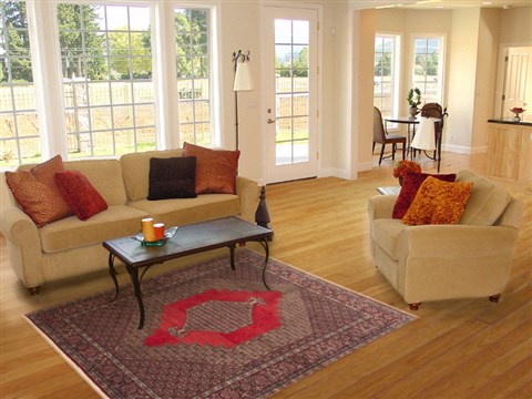 Sanandaj Green Hand Knotted 55 X 711 Area Rug 100-11913 Image 4