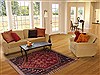 Qashqai Red Hand Knotted 50 X 79 Area Rug 100-11915 Thumb 4