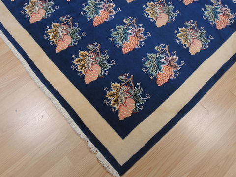 Jaipur Green Hand Knotted 50 X 70 Area Rug 100-11919 Image 3