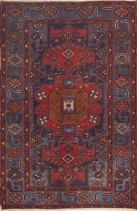 Abadeh Red Hand Knotted 44 X 67  Area Rug 100-11926 Image 0