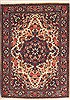 Hamedan Beige Hand Knotted 25 X 33  Area Rug 100-11942 Thumb 0
