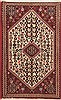 Abadeh Beige Hand Knotted 20 X 31  Area Rug 100-11951 Thumb 0