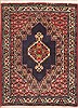 Sanandaj Red Hand Knotted 27 X 36  Area Rug 100-11960 Thumb 0