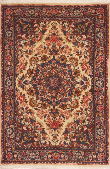 Hamedan Red Hand Knotted 23 X 33  Area Rug 100-11962 Image 0