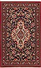 Qum Red Hand Knotted 26 X 43  Area Rug 100-11963 Thumb 0