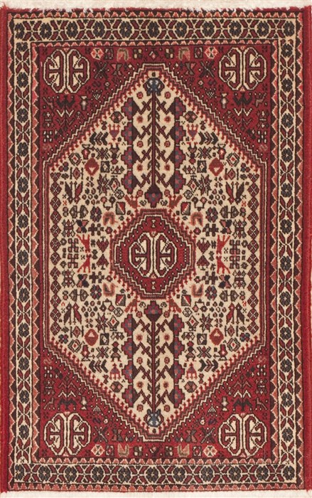 Abadeh Red Hand Knotted 20 X 32  Area Rug 100-11965 Image 0