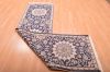 Nain Blue Runner Hand Knotted 26 X 96 Area Rug 100-11974 Thumb 4