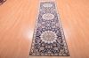 Nain Blue Runner Hand Knotted 26 X 96  Area Rug 100-11974 Thumb 17