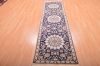 Nain Blue Runner Hand Knotted 26 X 96 Area Rug 100-11974 Thumb 17