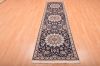 Nain Blue Runner Hand Knotted 26 X 96  Area Rug 100-11974 Thumb 14